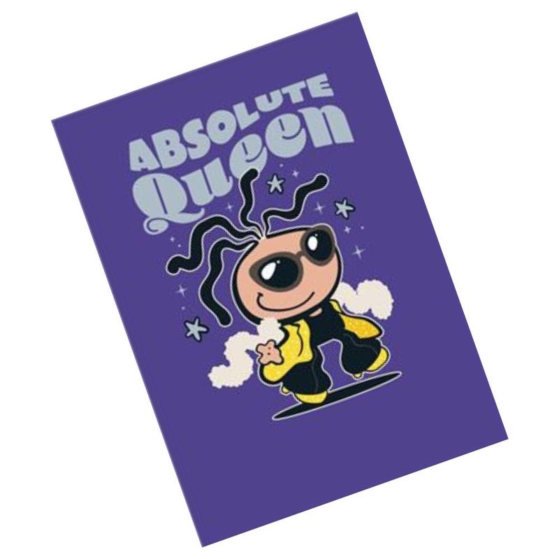 UK Greetings Bubblegum Blank Congratulations Absolute Queen Greeting Card - Image 2