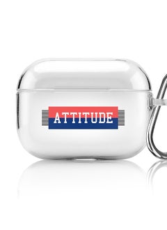 Classic Clear printed Case for Apple AirPods Pro 2nd Generation Thin Transparent Cover [Designed for Apple AirPods Pro 2nd Generation] - Attitue