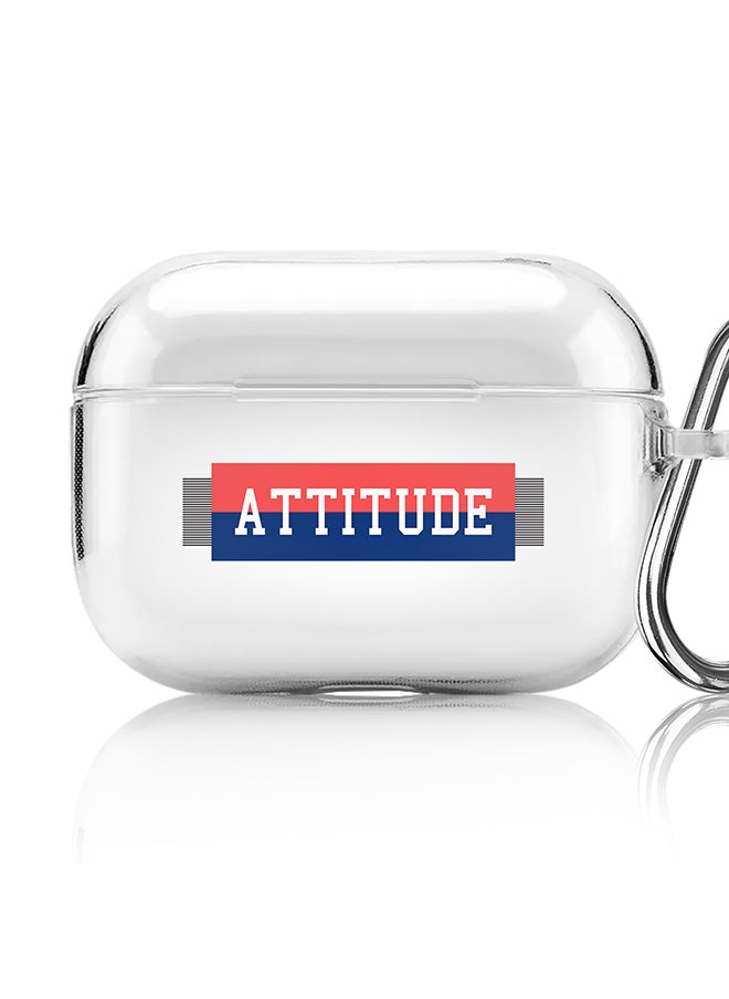 Stylizedd - Classic Clear printed Case for Apple AirPods Pro 2nd Generation Thin Transparent Cover [Designed for Apple AirPods Pro 2nd Generation] - Attitue - Image 1