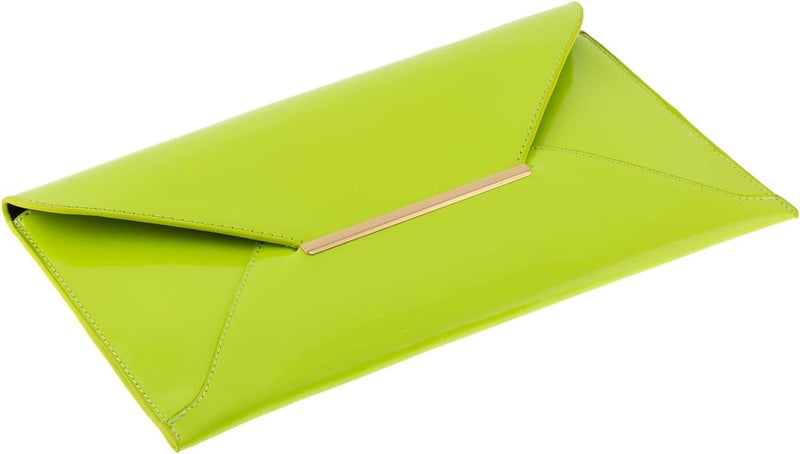 JNB Faux Patent Leather Envelope Candy Clutch Bag | Faux Patent Leather, Candy - Image 4