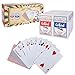 GOTHINK 12 Pack Standard Playing Cards with Plastic CoatingPoker Size Deck of Cards Index in 6 Red and 6 BluePaper Stock with Blue Core ConstructionCasino GradeFamily Game Poker Toy Gifts - Image 2