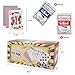 GOTHINK 12 Pack Standard Playing Cards with Plastic CoatingPoker Size Deck of Cards Index in 6 Red and 6 BluePaper Stock with Blue Core ConstructionCasino GradeFamily Game Poker Toy Gifts - Image 4