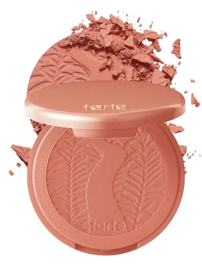Tarte Cosmetics Tarte Amazonian Clay 12-Hour Powder Blush – Paaarty | Rosy Buff Shade, Long-Lasting Matte Finish, Buildable Natural Color, 3.6 g - Image 1