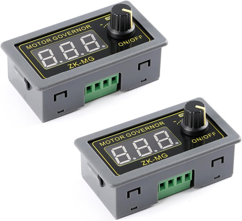 EC Buying 2Pcs ZK-MG PWM Motor Driver DC 5V 12V 24V Motor Speed Controller Adjustable Speed Regulator Digital Encoder Duty Cycle Frequency Housing with Stepless Variable Rotary Switch Signal Generator - Image 1
