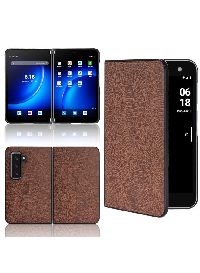 اس-توب جراب لجهاز مايكروسوفت سيرفس ديو 2 مقاوم للصدمات مصنوع من جلد التمساح + جراب من البولي يوريثان - Image 1