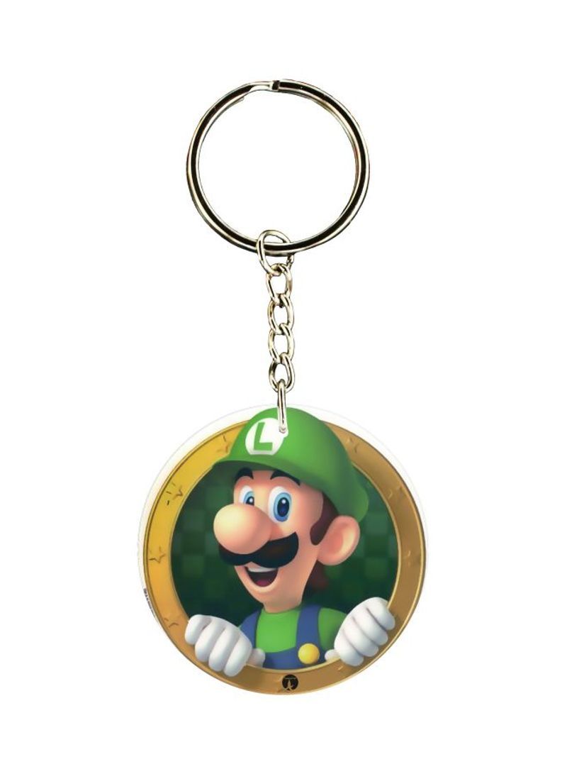 Cartoon Printed Double Sided Keychain