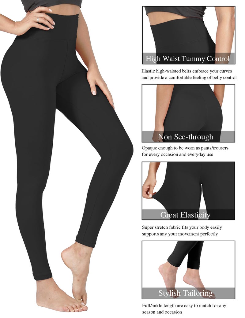 VALANDY Creamlush High Waisted Leggings for Women Buttery Soft Stretchy Tummy Control Workout Yoga Running Pants (S-3XL) - Image 5