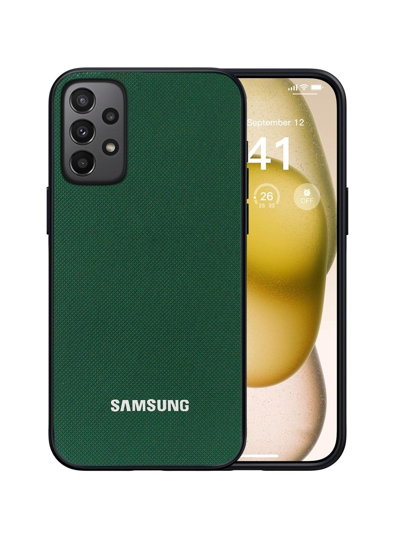 Compatible with Samsung Galaxy A72 Case Dual Layer Heavy Duty Cell Phone Protective Cover Shockproof Rugged with Non-Slip Textured - Green