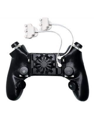 Mobile Piano 6-Finger Automatic Gaming Triggers with Integrated Cooler – Laser Precision Controller, Ultra-Fast Response, No Screen Blocking, Compatible with iPhone, RedMagic, Samsung & All Smartphones, Ideal for PUBG Mobile & Other Games