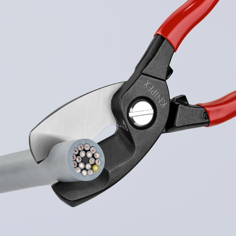 KNIPEX Tools - Cable Shears, Twin Cutting Edge (9511200), 8 inches - Image 3