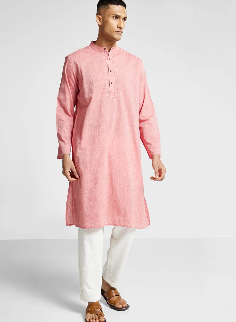 Fabindia Chikankari Long Kurta