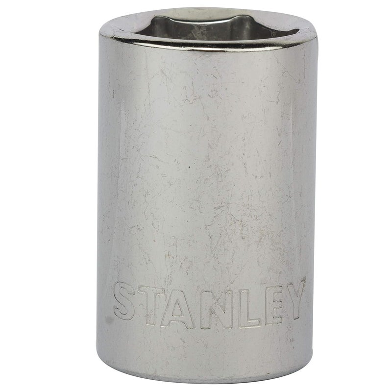 Stanley STANLEY 188739 Chrome Vanadium Steel 6 Point Standard Socket 12 inch 17 mm Silver  - Image 1