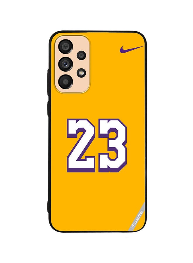 VR CREATIVE Protective Case Cover For Samsung Galaxy A72 Number 23 Design Multicolour - Image 1