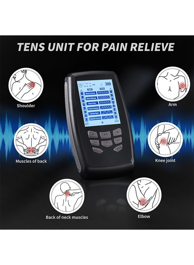 GIFT Smart TENS/EMS Massager with 12 Modes & Infrared Therapy - Dual Power (Battery/USB), 16-Level Intensity, FDA-Certified Pain Relief Device - Image 2