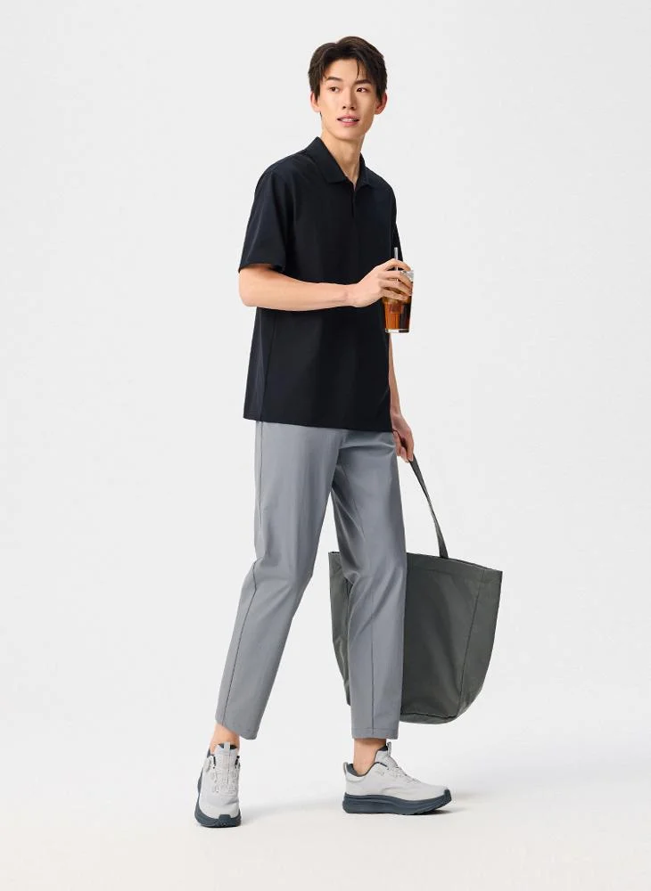 Anta Grey TRAIN Woven Ankle Pants for Men | Best Price UAE