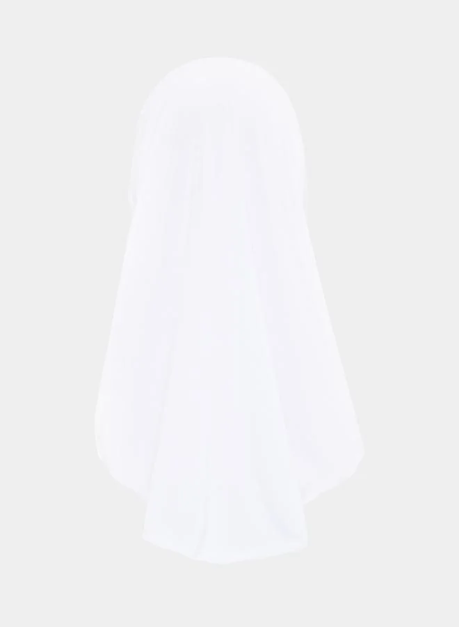 ستايلي حجاب بقطن شاش سادة