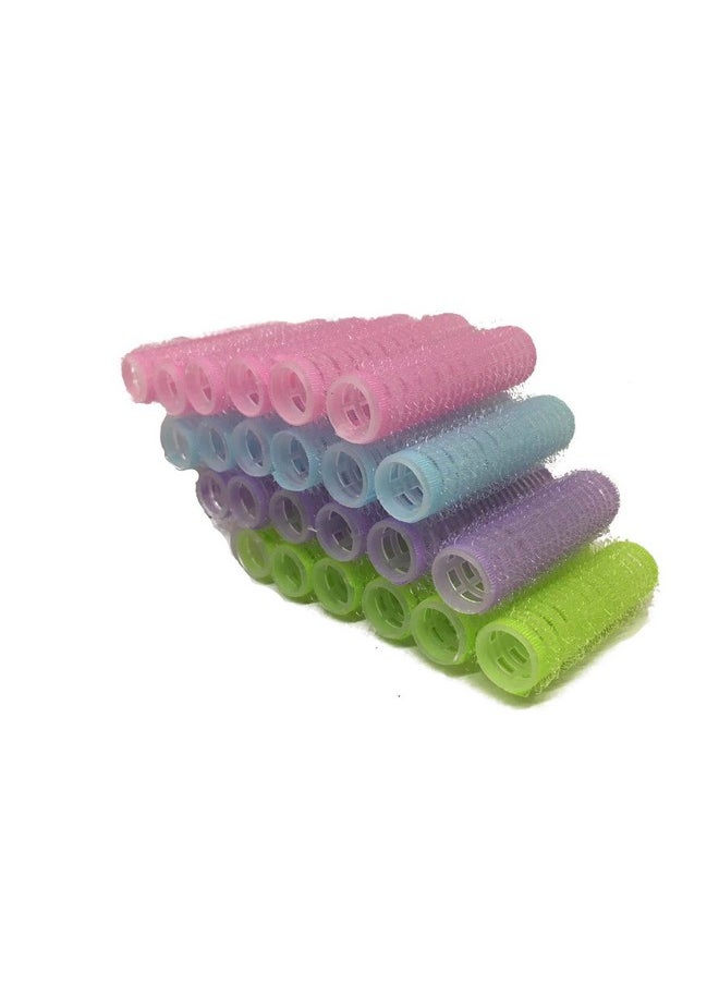 THE UM24 Pack Of 24 Self Grip Mini Small Hair Curlers Vented Rollers Pro Salon Hairdressing  - Image 1