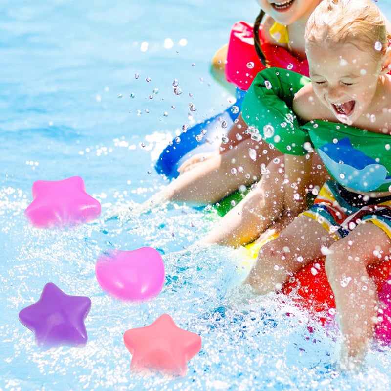 80pcs Colorful Ocean Star and Heart Shaped Pool Party Game Pits - Image 4