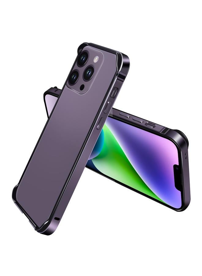 اس-توب جراب لهاتف iPhone 14 Plus مصنوع من مادة TPU + إطار من سبائك الألومنيوم - Image 1