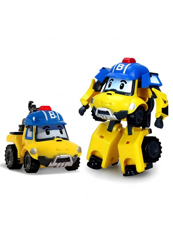 Robocar Poli Robocar Poli Bucky Transforming Robot, 4" Transformable Action Toy Figure Mountain Rescue Car Vehicles For Kids  - Image 4