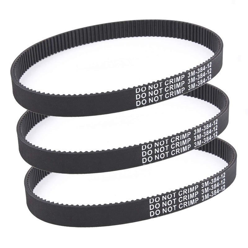 MTATCN 3pcs x Transfer Belts Replacement for Pulse Charger Electric Scooter Revolution City Skull HTD 3843M12 Belt - Image 3