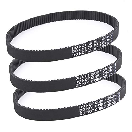 MTATCN 3pcs x Transfer Belts Replacement for Pulse Charger Electric Scooter Revolution City Skull HTD 3843M12 Belt - Image 1