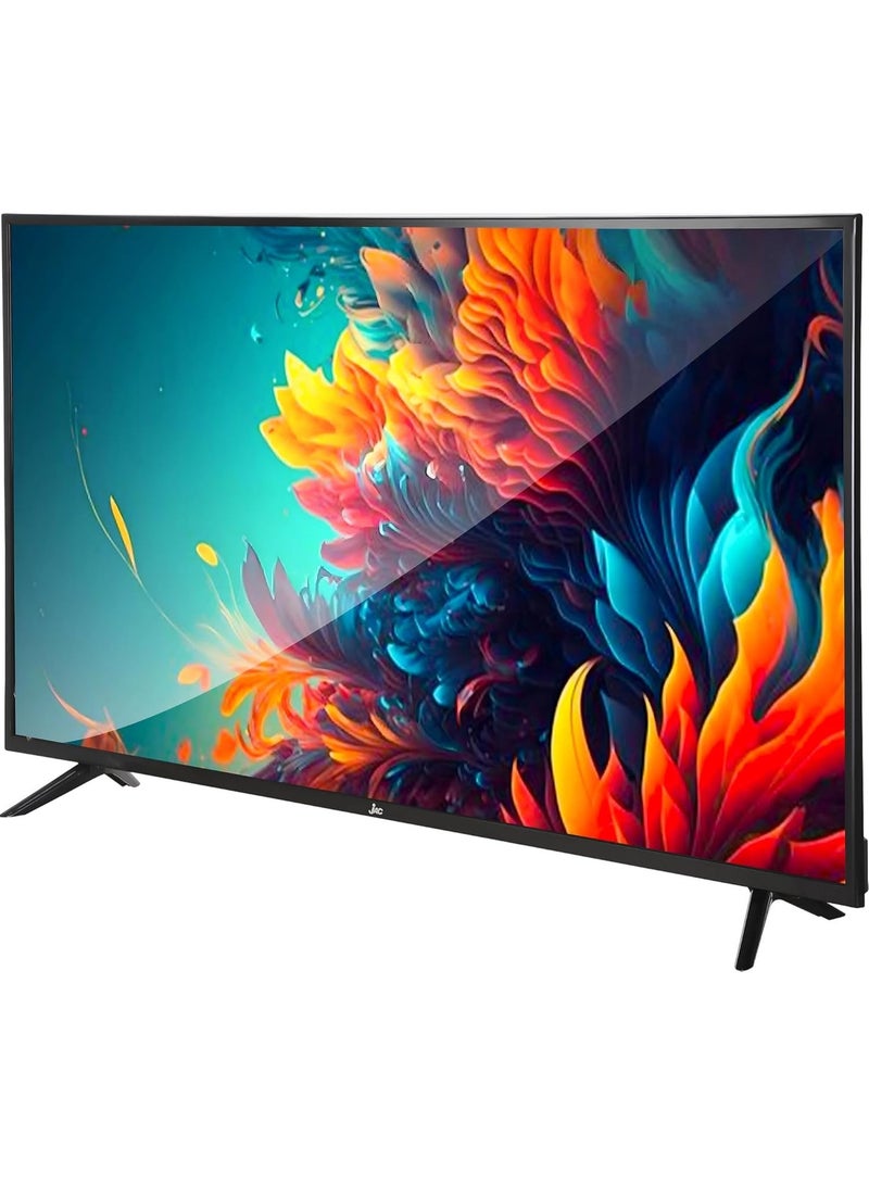 جاك تلفزيون ليد ذكي مقاس 55 بوصة بدقة 4K UHD مع ريسيفر مدمج من جاك، لون أسود، موديل 55JB832 - Image 2