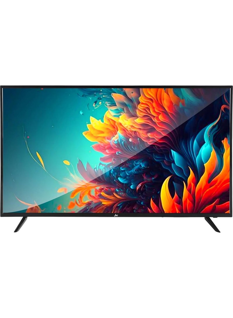 جاك تلفزيون ليد ذكي مقاس 55 بوصة بدقة 4K UHD مع ريسيفر مدمج من جاك، لون أسود، موديل 55JB832 - Image 1