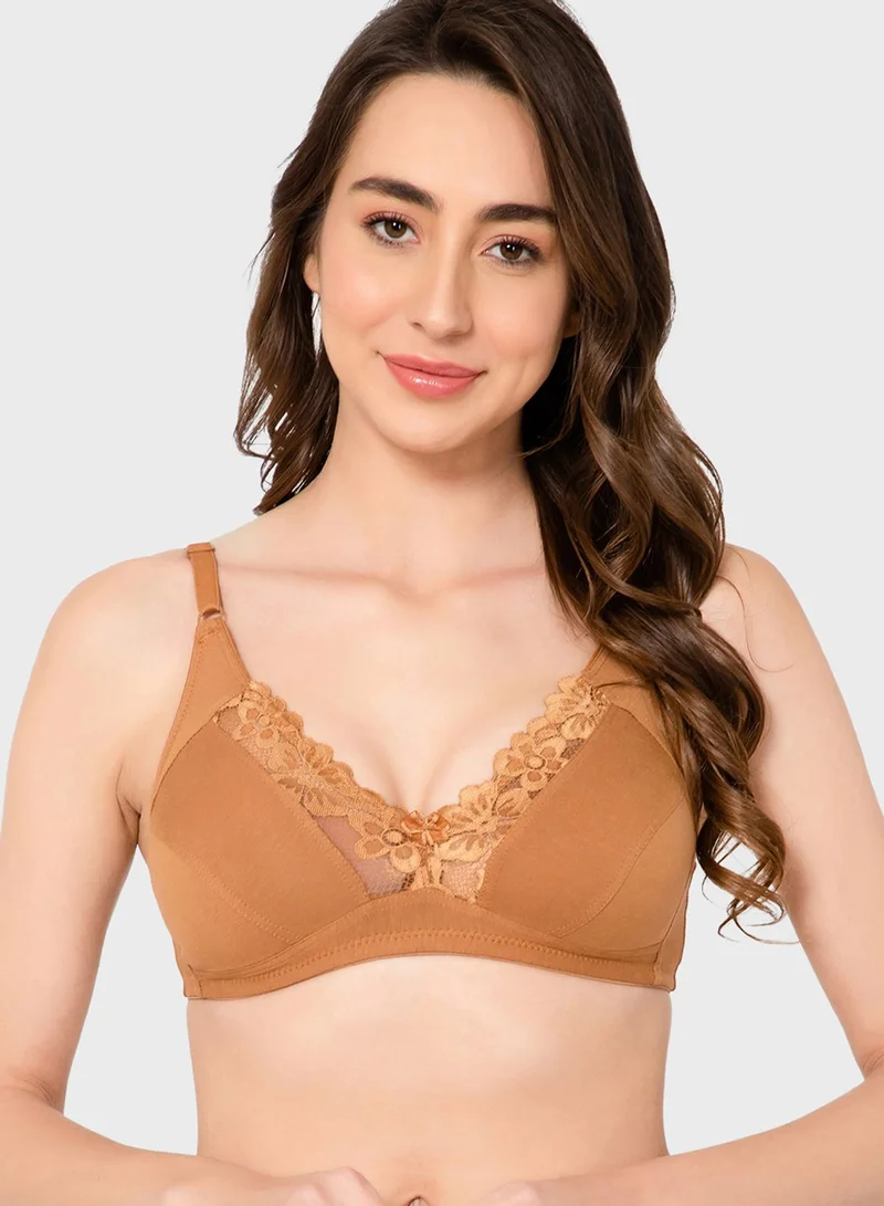 Clovia Plunge Neck Bra