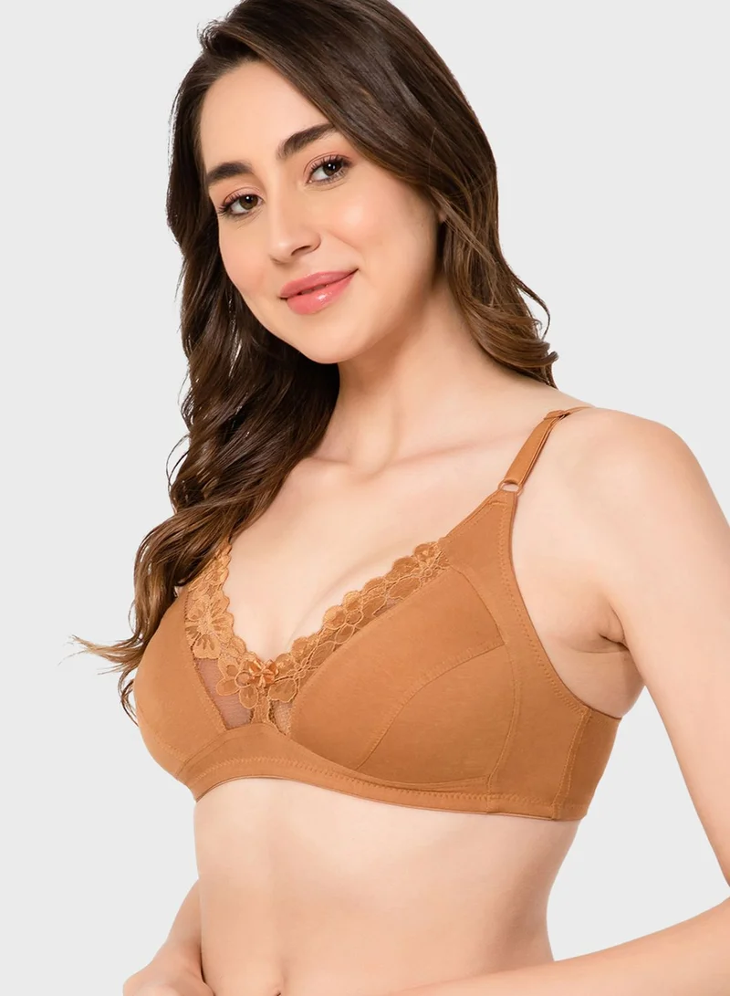 Clovia Plunge Neck Bra