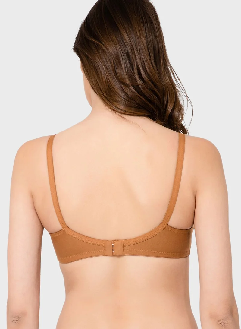 Clovia Plunge Neck Bra