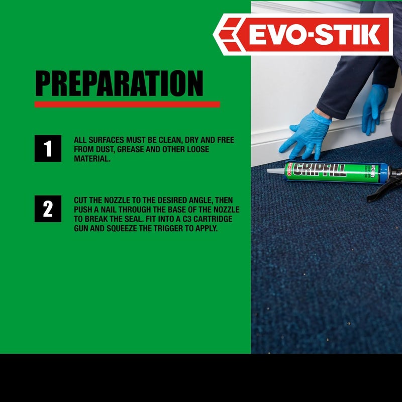 EVO-STIK GRIPFILL Gap Filling Adhesive - 350ml - Image 4