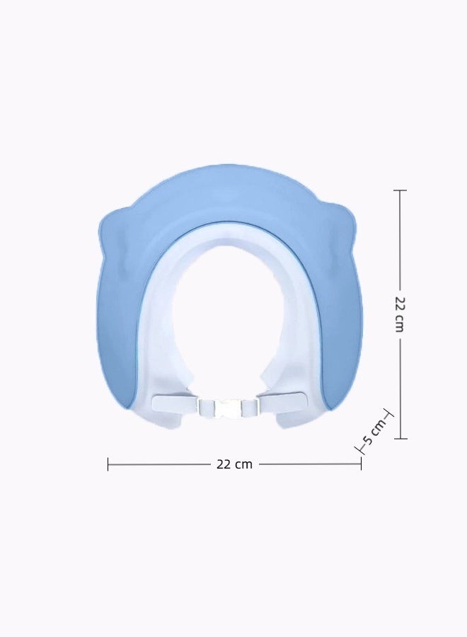 Aissiora Baby Bath Protective Soft Cap Baby shower caps Baby ear protection shampoo cap Children's shower caps with ear protection The girth is adjustable - Image 2