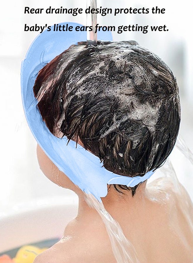 Aissiora Baby Bath Protective Soft Cap Baby shower caps Baby ear protection shampoo cap Children's shower caps with ear protection The girth is adjustable - Image 4