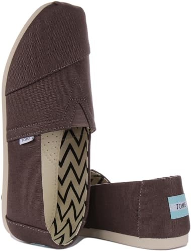 TOMS Men's Alpargata Loafer Flat, Ash Grey Recycled Cotton Canvas, 10 - Image 5