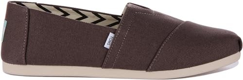 TOMS Men's Alpargata Loafer Flat, Ash Grey Recycled Cotton Canvas, 10 - Image 3