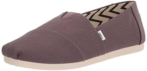 TOMS Men's Alpargata Loafer Flat, Ash Grey Recycled Cotton Canvas, 10 - Image 1