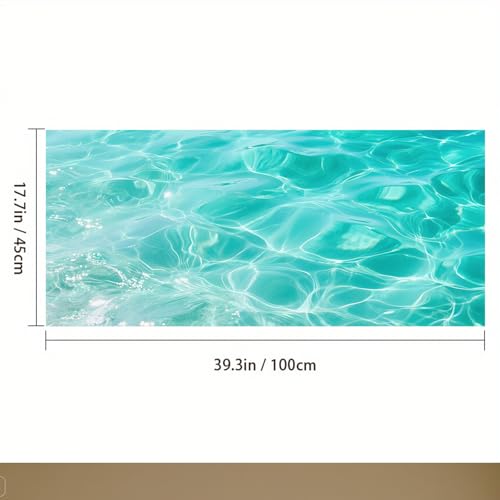 IVN Privacy Window Film Decorative Clear Water Ripples, Static Cling Window Film for Bathroom Living Room Door Panel 39.3×17.7 Inch - Image 3