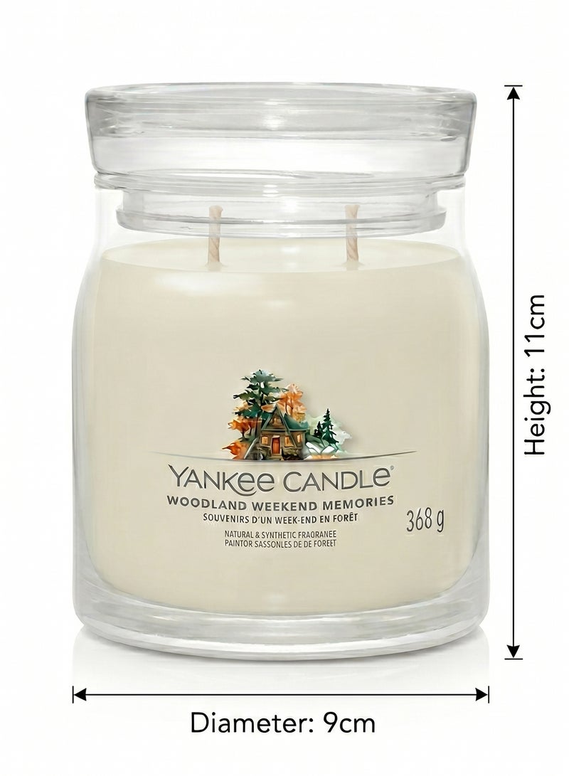 YANKEE CANDLE جرّة توقيع م ذكريات عطلة نهاية الأسبوع في الغابة - Image 3