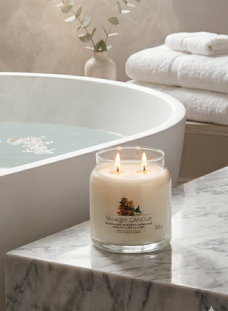 YANKEE CANDLE جرّة توقيع م ذكريات عطلة نهاية الأسبوع في الغابة - Image 4