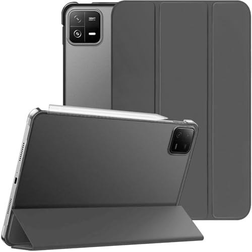MOCA Case for Xiaomi Mi Pad 8/8 Pro Mi Pad 7/7 Pro 11.2 Inch Tablet, Magnetic Flip Stand Cover with Stylus Holder, Transparent Back, Auto Wake/Sleep, Slim Shockproof Protective Shell Black - Image 1