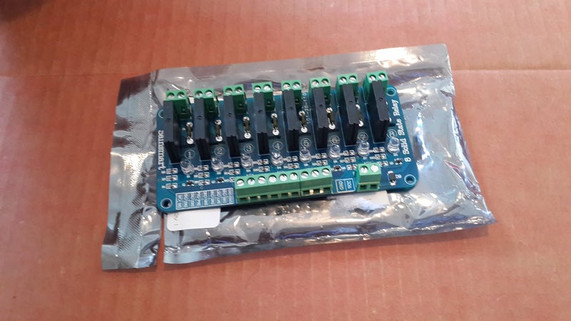 SainSmart 8-Channel 5V Solid State Relay Module Board for Arduino Uno Duemilanove MEGA2560 MEGA1280 ARM DSP PIC - Image 1