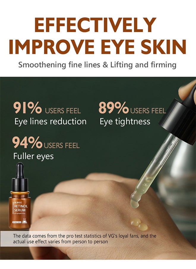 OUHOE - Anti-Aging And Firming Retinol Serum, Vitamine E And Antioxidants Hyaluronic Acid Anti-Aging Serum, Reduces Wrinkles, Fine Lines, Age Spots, Sun Spots, Anti Wrinkle Facial Serum 30ML - Image 1
