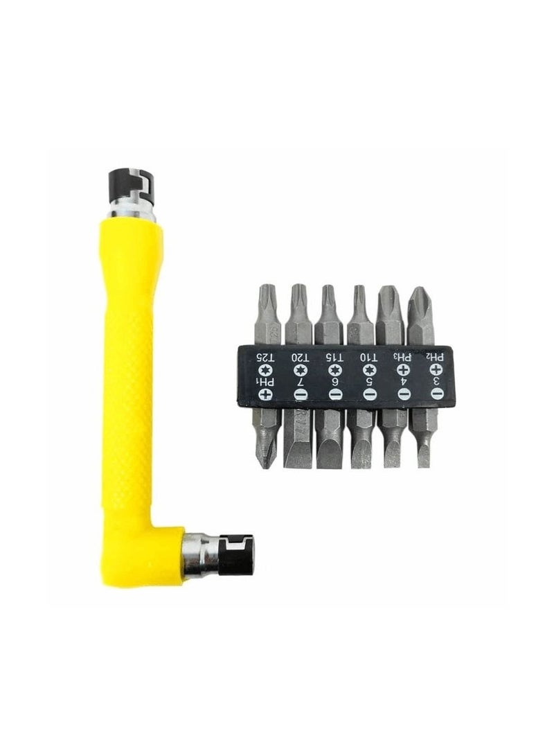 MTOOLS MTools 13281 L Shape Ratchet Screwdriver Tools Set Screwdriver Set Repair Tool 14 Pcs - Image 3