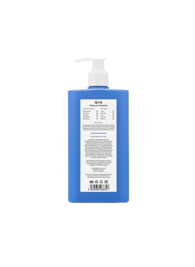 Q+A - +A Salicylic Acid Smoothing Lotion A Bha That Exfoliates The Skin Combats 'Backne' And Unwanted Texture 250Ml - Image 1
