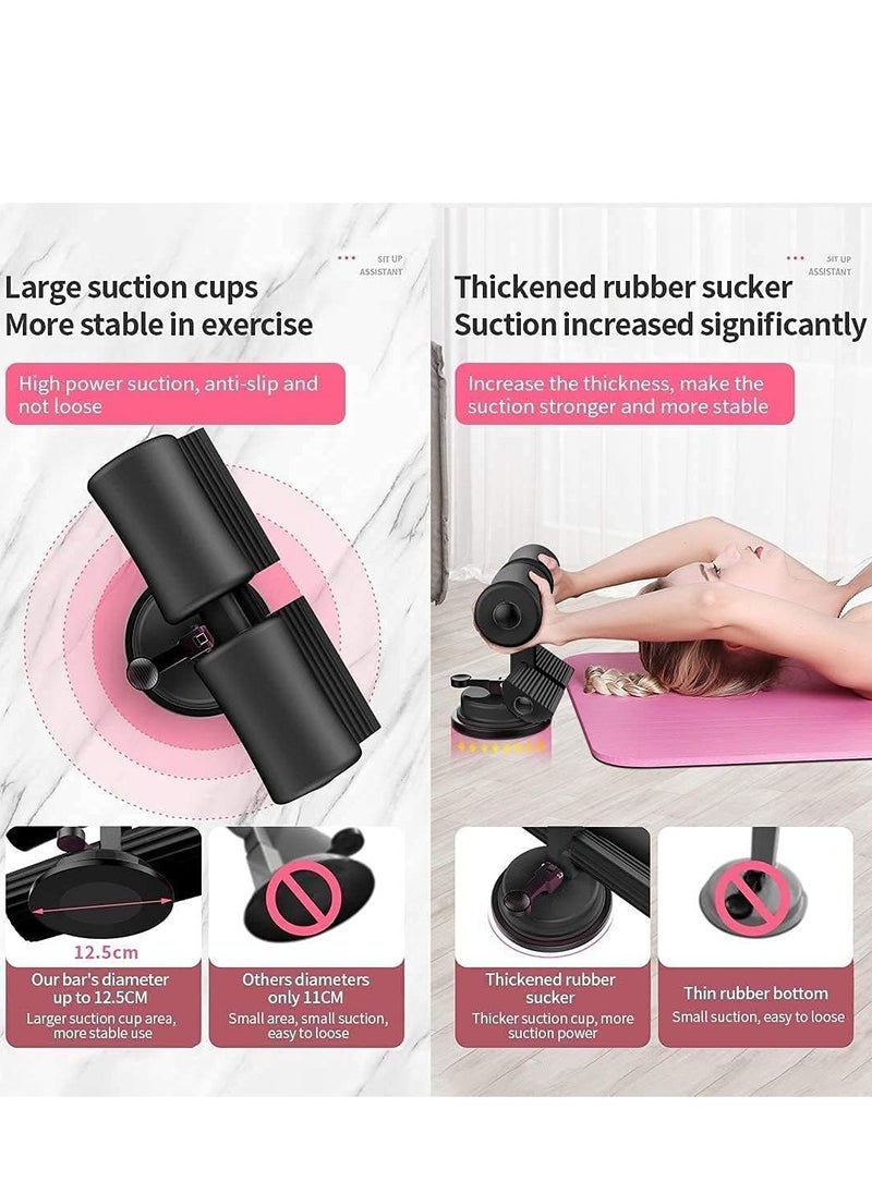 Plan A Multifunctional Sit Up Exerciser with Adjustable Bars for Home Workout, Self-Suction for Strong Hold, Ideal for Abdominal Muscle Training, Push-Up, Side Support for More Effective Workout  - Image 5
