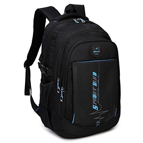 goldwheat School Backpacks Student Bookbag Casual Shoulder Daypack Travel Back Pack for Teen Boys - Image 1