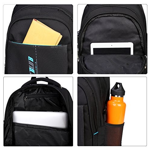 goldwheat School Backpacks Student Bookbag Casual Shoulder Daypack Travel Back Pack for Teen Boys - Image 5
