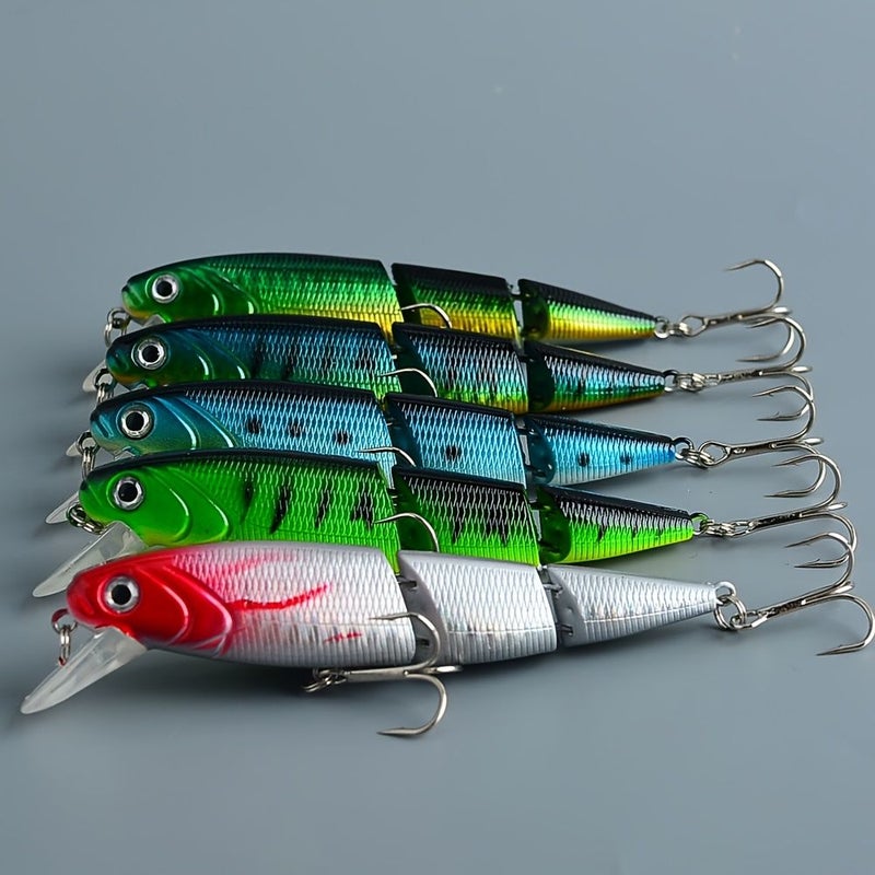 NO5 Minnow Crankbait 4.33in 0.54oz Lure for Freshwater Saltwater Fishing - Image 1