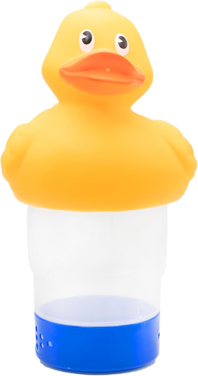 WWD POOL Pool Chlorine Floater, Floating Pool Chlorine Dispenser (Duck), Fits 1 and 3 Inch Tablets for Large and Small Pools, Spa, Hot Tub - Image 5